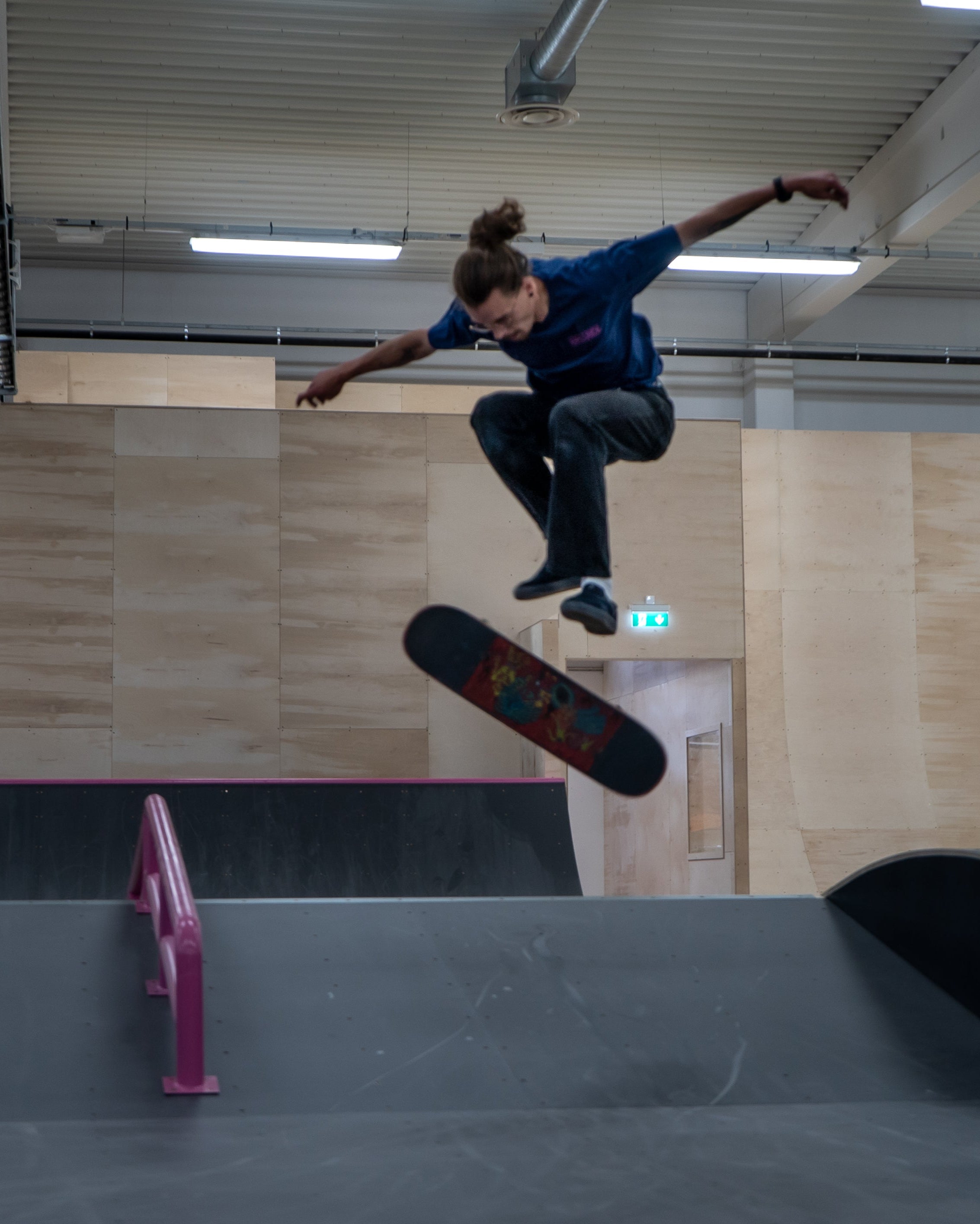 Skateboard aktivitet på Wallride i Växjö