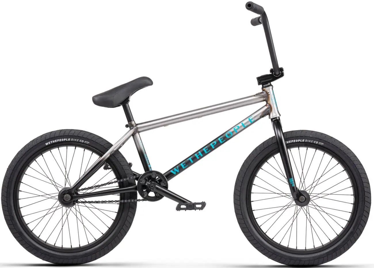 Wethepeople Justice 20″ BMX Freestyle Bike (Matt Black/Raw Fade