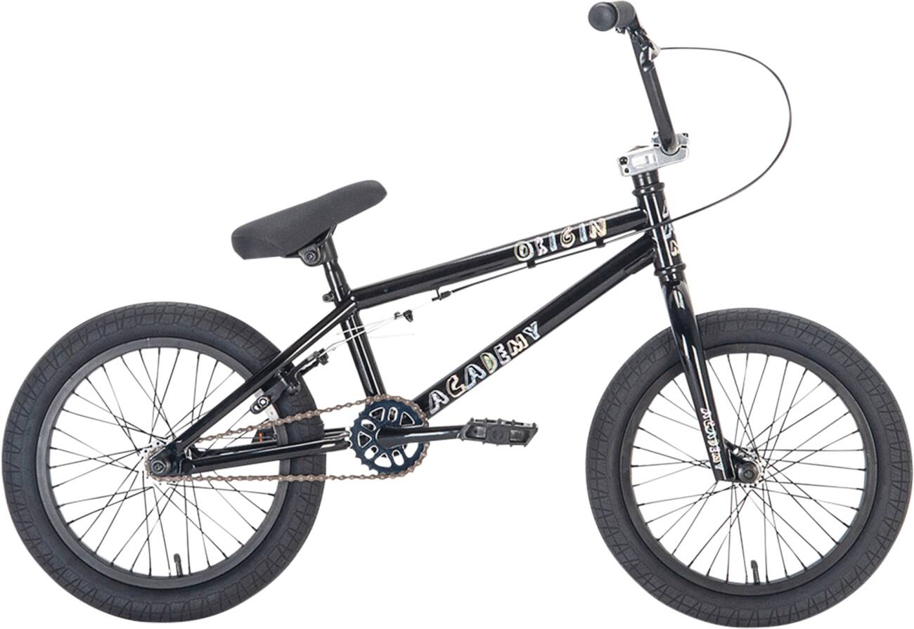 Academy Origin 16″ 2022 Freestyle BMX Cykel (Black/Polished) -  Wallride