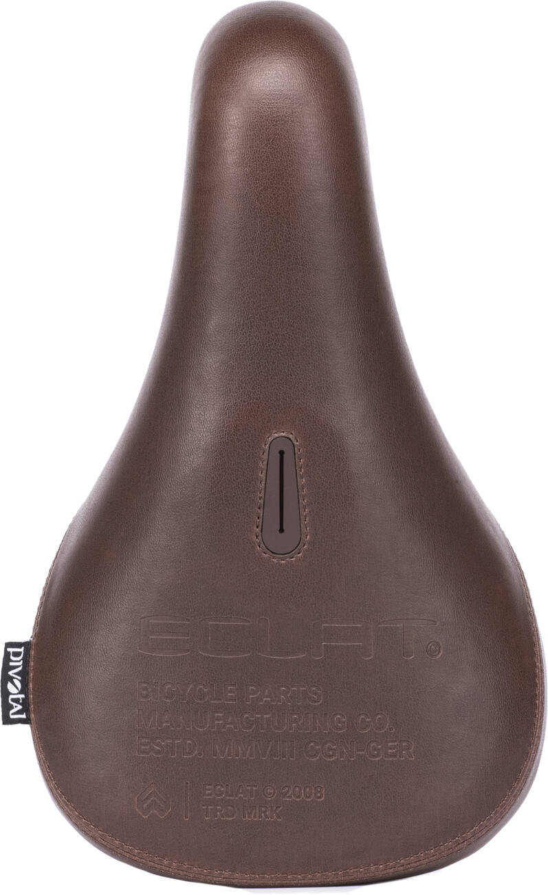 Eclat Bios Fat V2 Pivotal Bmx Sadel (Brown Leather) -  Wallride