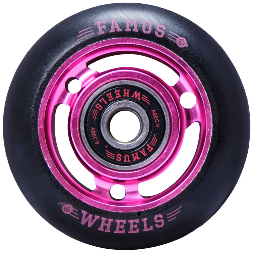Famus 60mm Aggressive Inline Wheel (Rosa/Svart)