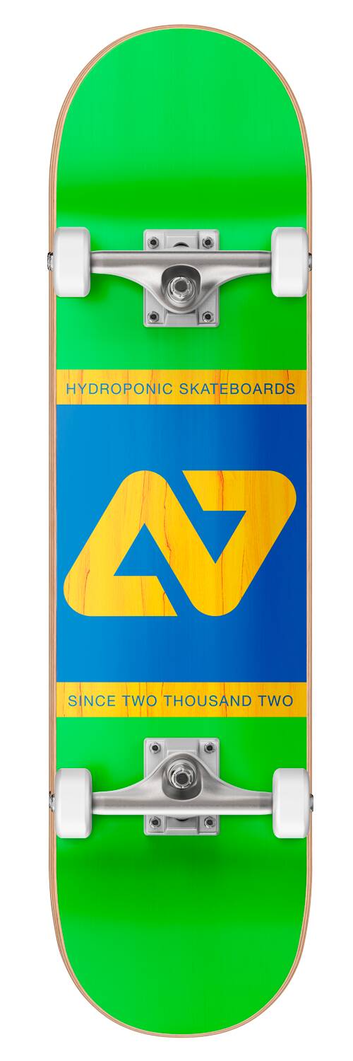 Hydroponic Block Komplett Skateboard (Green Fluor / Blue Royal) -  Wallride