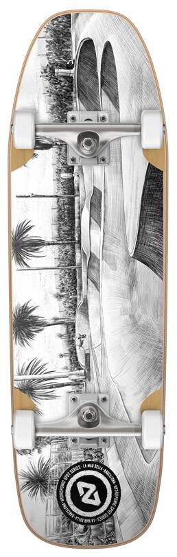 Hydroponic Bullet Pool Shape Komplett Skateboard (La Mar Bella) -  Wallride