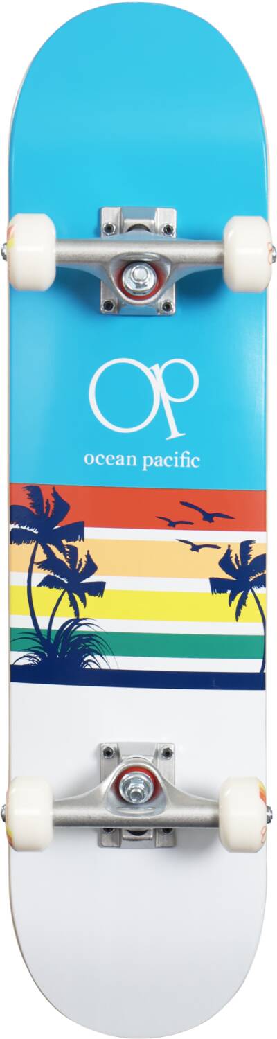 Ocean Pacific Sunset Komplett Skateboard (Blå) -  Wallride