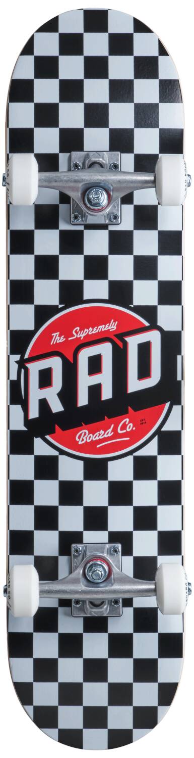 RAD Checkers Komplett Skateboard (Checkers Black)