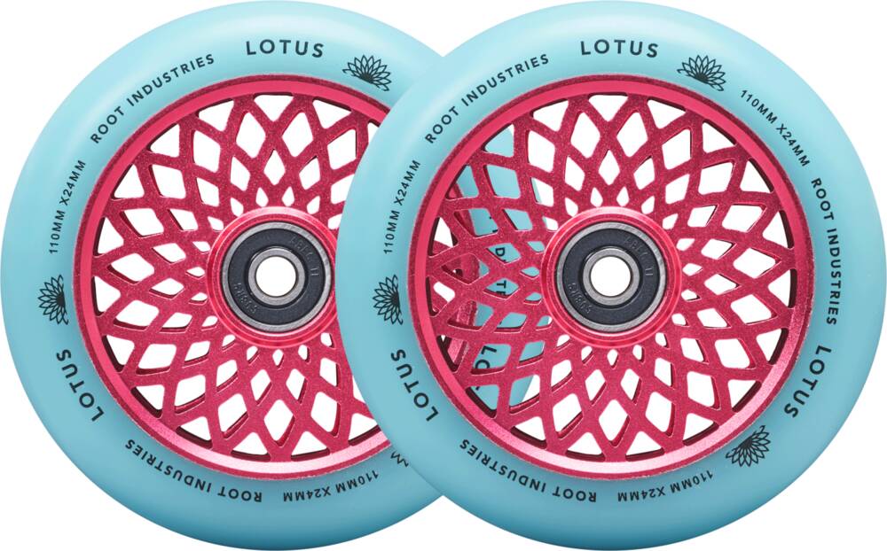 Root Lotus Sparkcykel Hjul 2-Pack (Pink/Isotope) -  Wallride