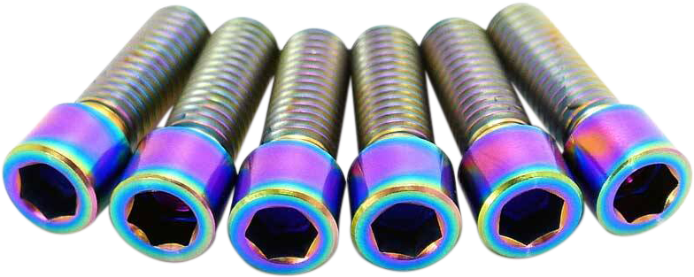 TLC Metric Titanium BMX Stem Bolts (Rainbow) – Wallride