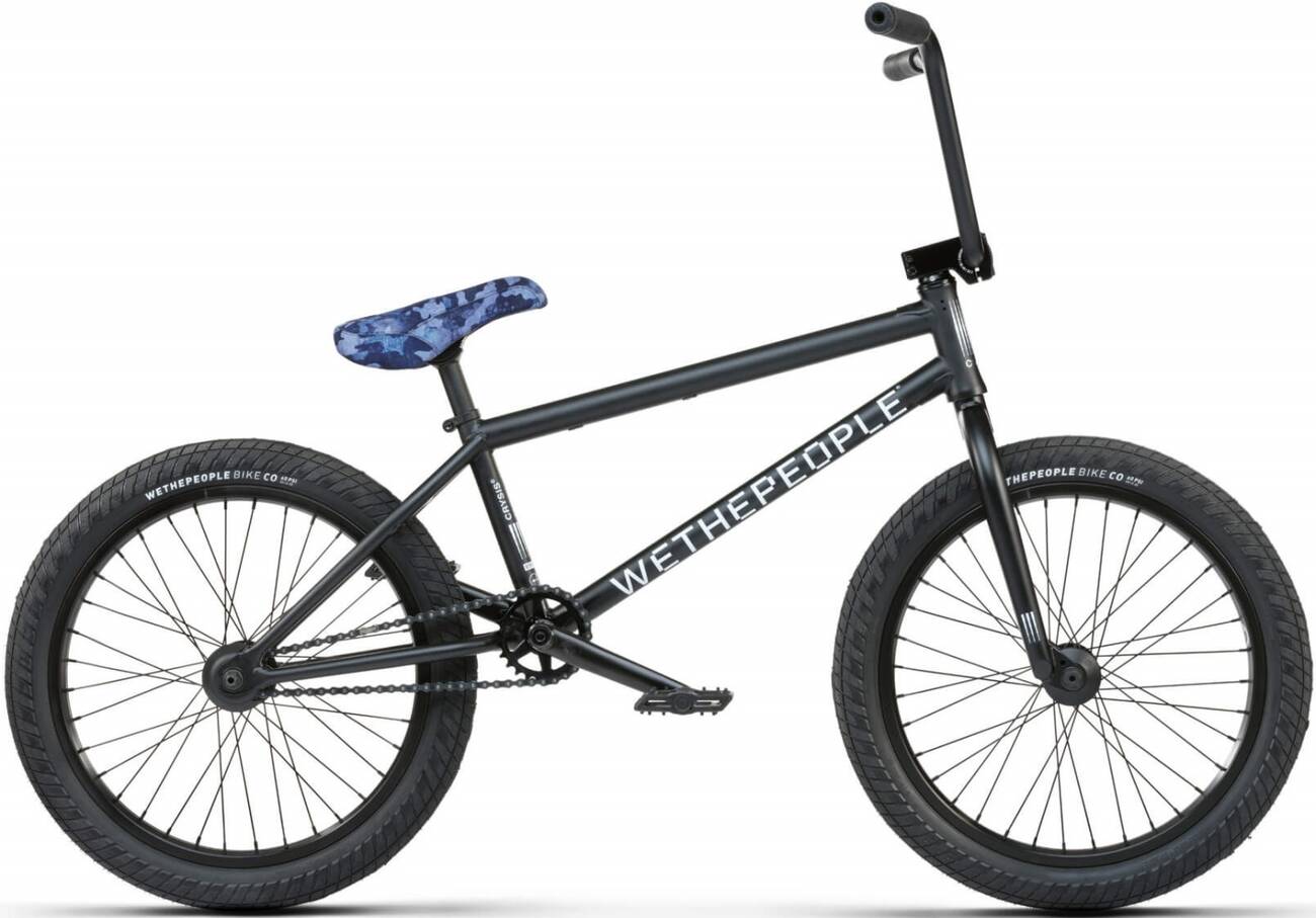 Wethepeople Crysis 20″ 2023 Freestyle BMX Bike (Matt Black