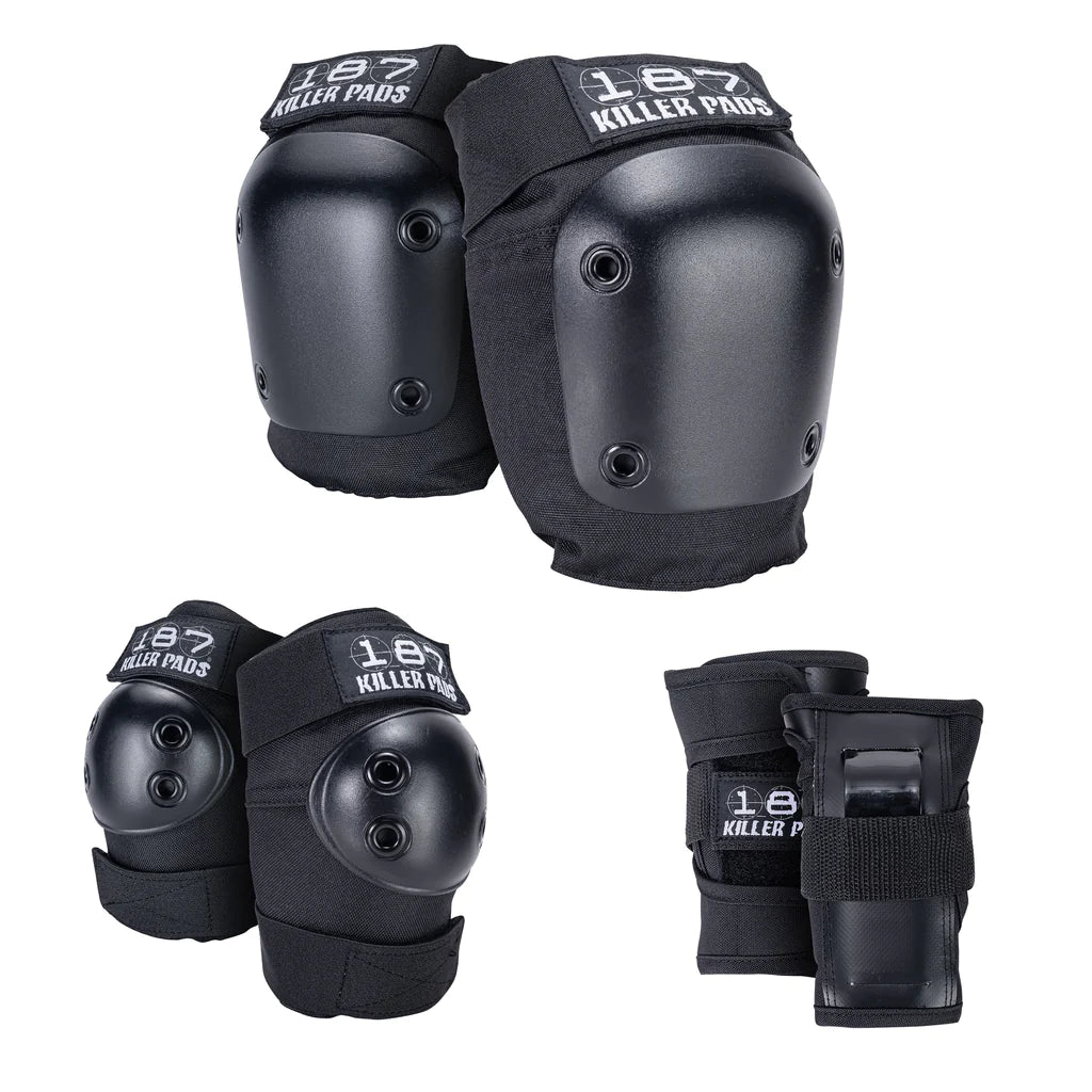 187 Killer pads Six pack JR (Black) -  Wallride