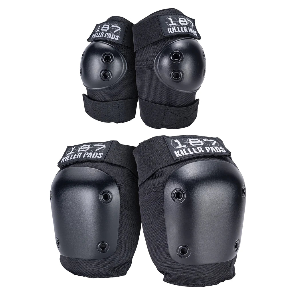 187 Killer pads combo pack (Black) -  Wallride