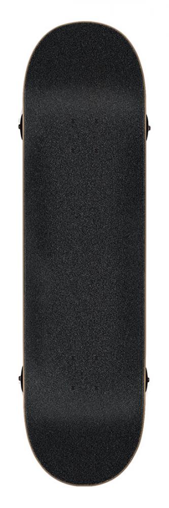 Ovanifrån, Creature Complete Logo Full 7.75 tum skateboard komplett med svart deck, färgad grafik och mjuka svarta hjul