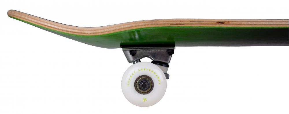 Rocket Double Dipped skateboard 8 tum med vita 52 mm hjul och ABEC-5 lager
