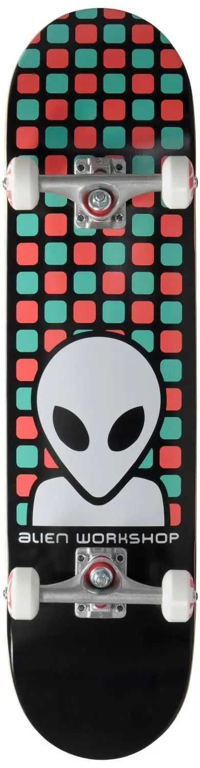 Komplett skateboard från Alien Workshop med Matrix-design, perfekt för både nybörjare och erfarna åkare som söker hög kvalitet och stil på brädan.