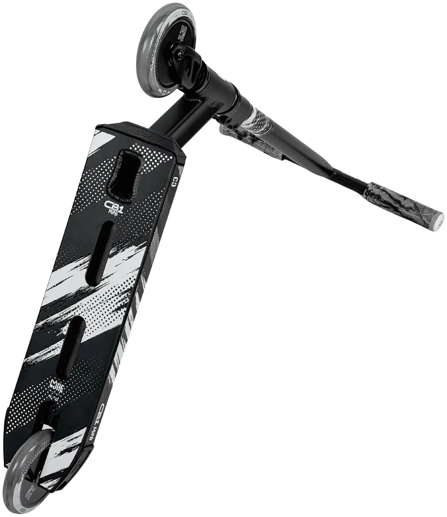 Kompakt och lätt manövrerbar trick sparkcykel från Core, designad för att ge en smidig åkupplevelse och perfekt för både nybörjare och erfarna åkare som vill utföra trick och stunts.
