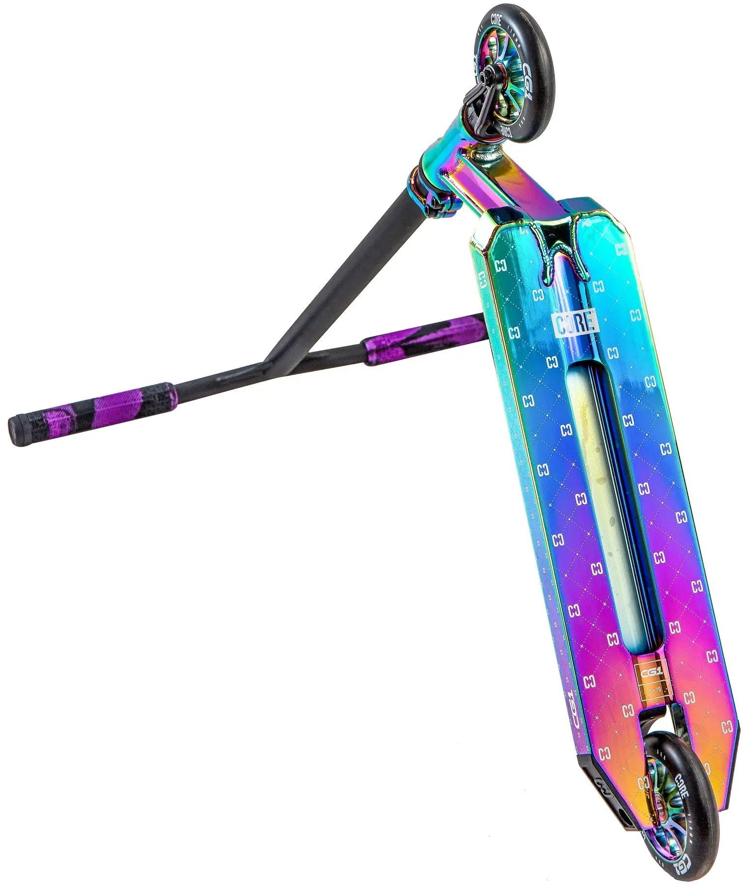 Trick sparkcykel designad för avancerade åkare, perfekt för stunt och freestyle, med fokus på prestanda och hållbarhet.