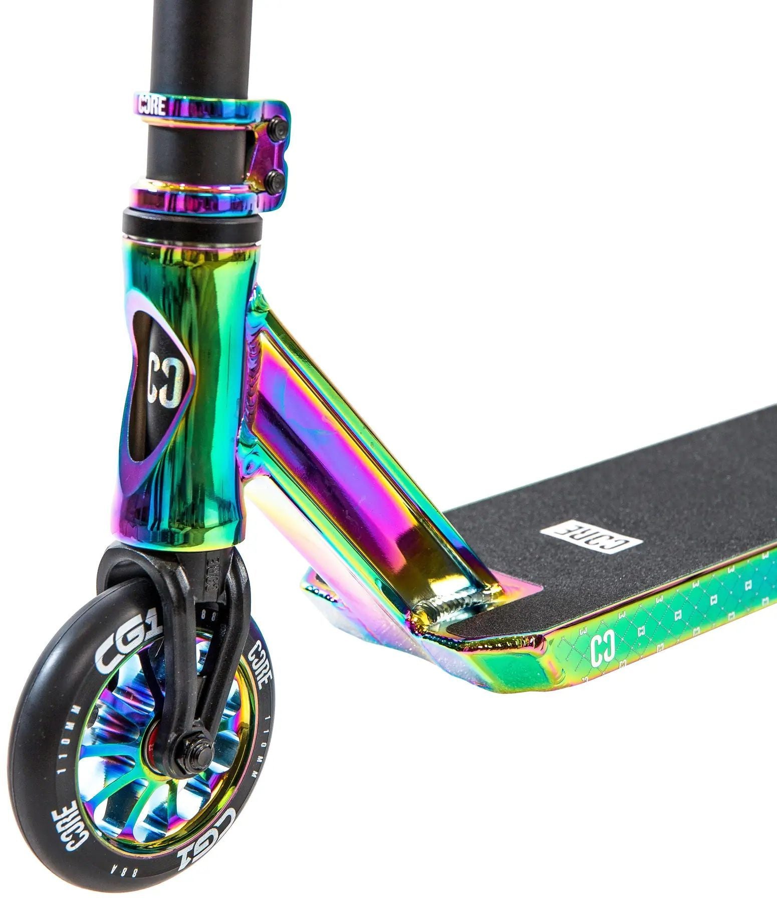 Trick sparkcykel designad för avancerade åkare, perfekt för stunt och freestyle, med fokus på prestanda och hållbarhet.