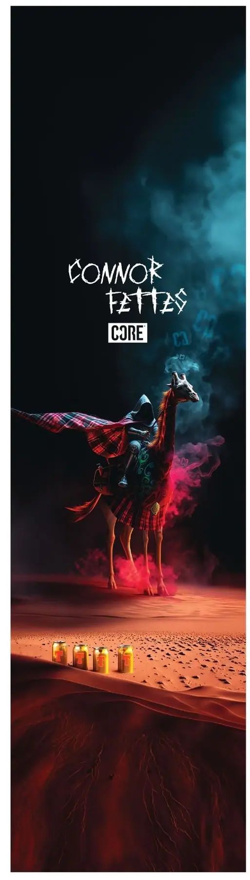Core Connor Fettes Signature 6.5 - skateboard med en unik design, perfekt för både nybörjare och erfarna åkare. Optimal för tricks och åkning på olika underlag.