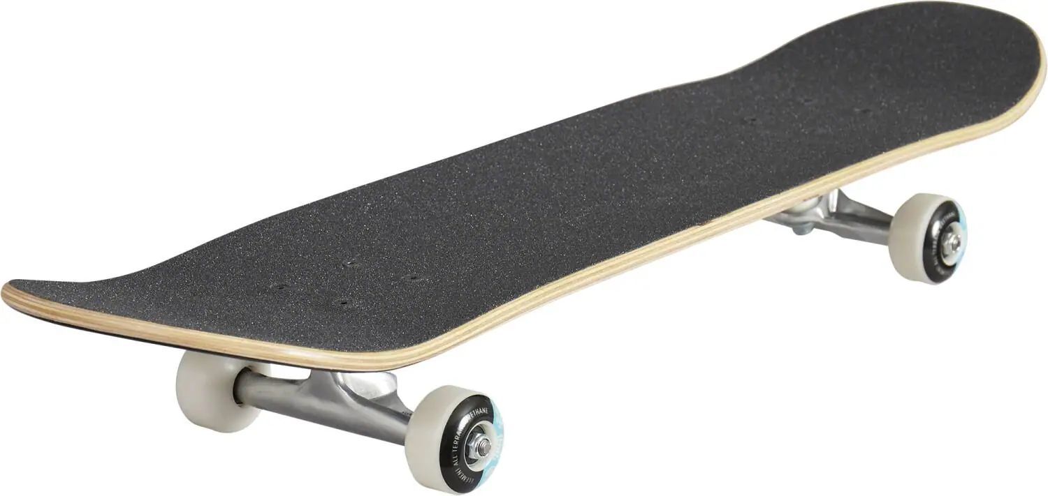 Komplett skateboard med design som passar både nybörjare och erfarna åkare, perfekt för staden och skateparker.