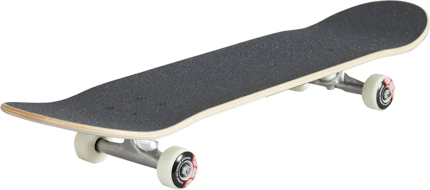Komplett skateboard från Element med Perspectrum design, idealisk för både nybörjare och erfarna åkare, perfekt för cityåkning och tricks.
