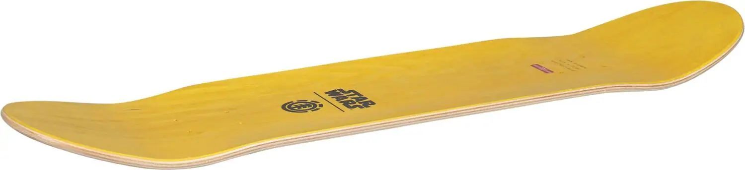 Skateboard deck med Star Wars-tema från Element, perfekt för entusiaster och samlare, med unika grafiska detaljer som hyllar den ikoniska sci-fi serien. Idealisk för både street riding och tricks.