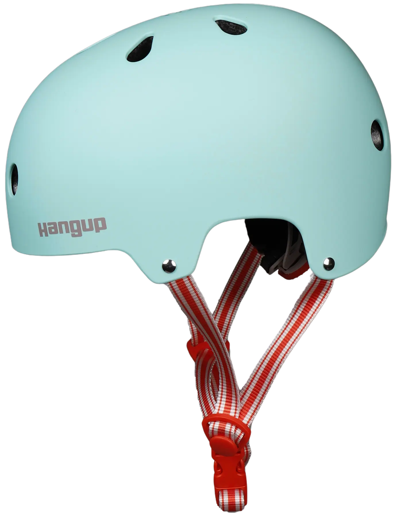 Mintgrön HangUp Adjustable Skate Helmet, perfekt för cykling och skateboarding med högsta säkerhet och stil.