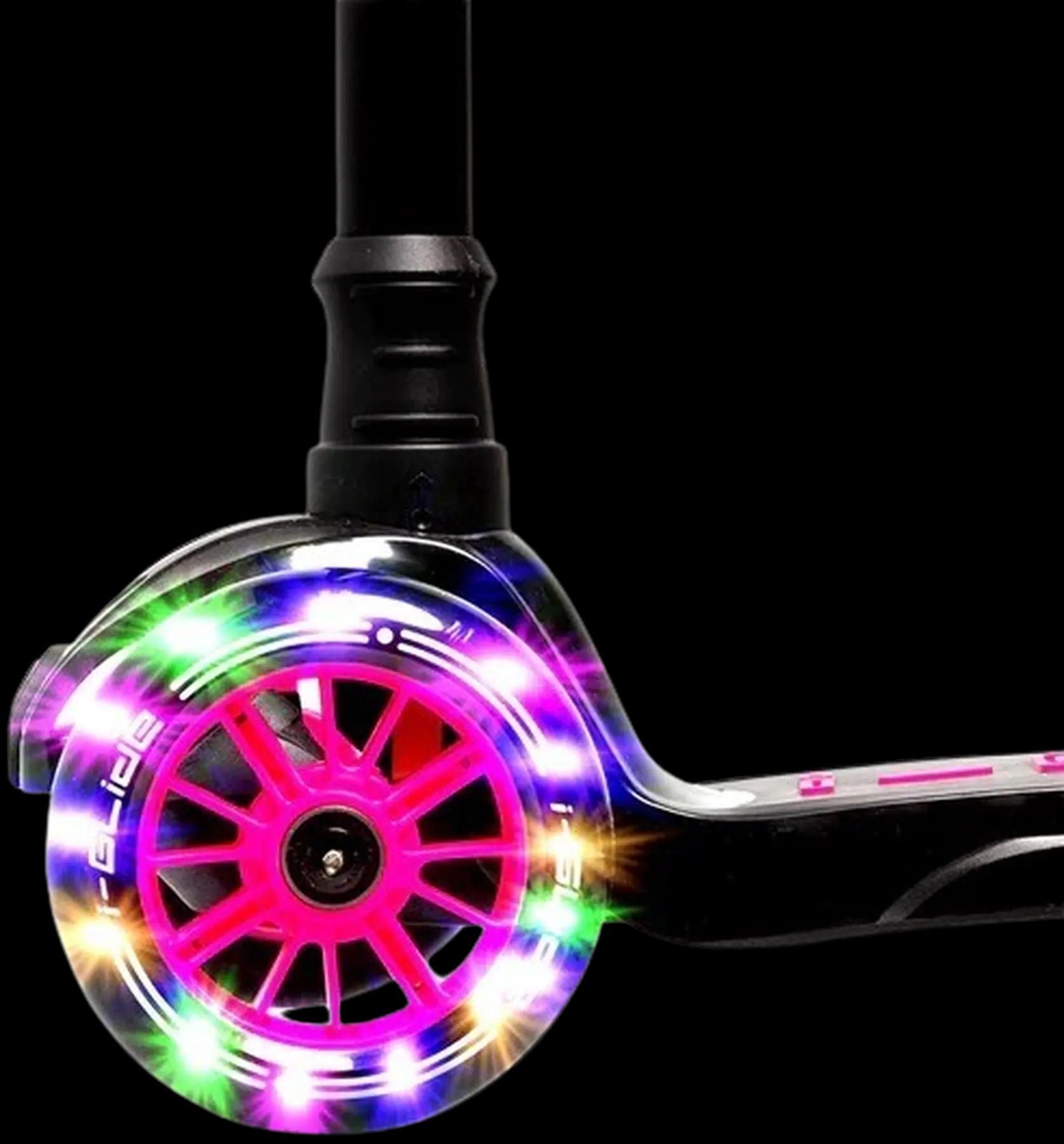 Säkra och roliga trehjuliga sparkcykeln i-Glide, designad för barn, med justerbart styre och lättmanövrerad konstruktion för en bekväm åkupplevelse. Perfekt för utomhuslek och utveckling av balans och koordination.