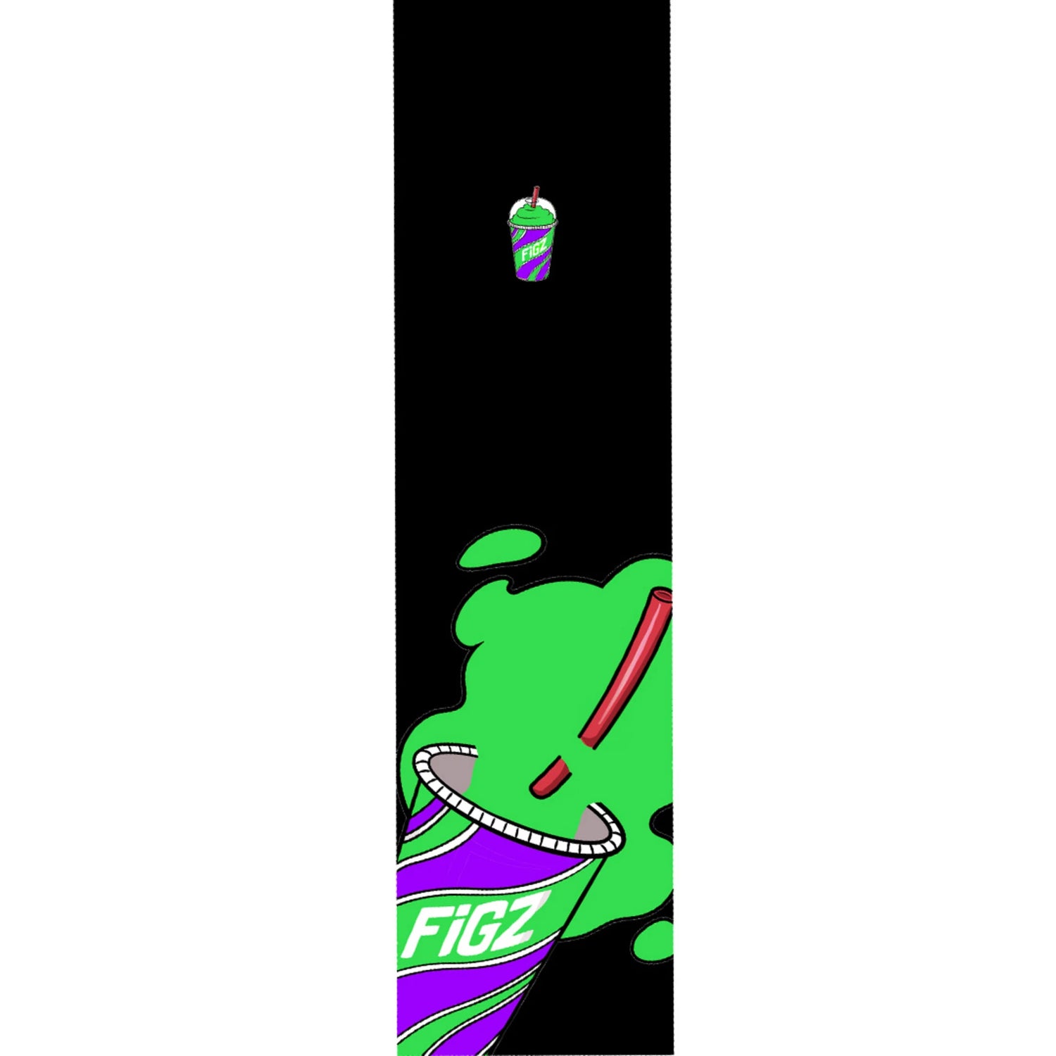 Figz XL Kickbike Griptape (Lime)