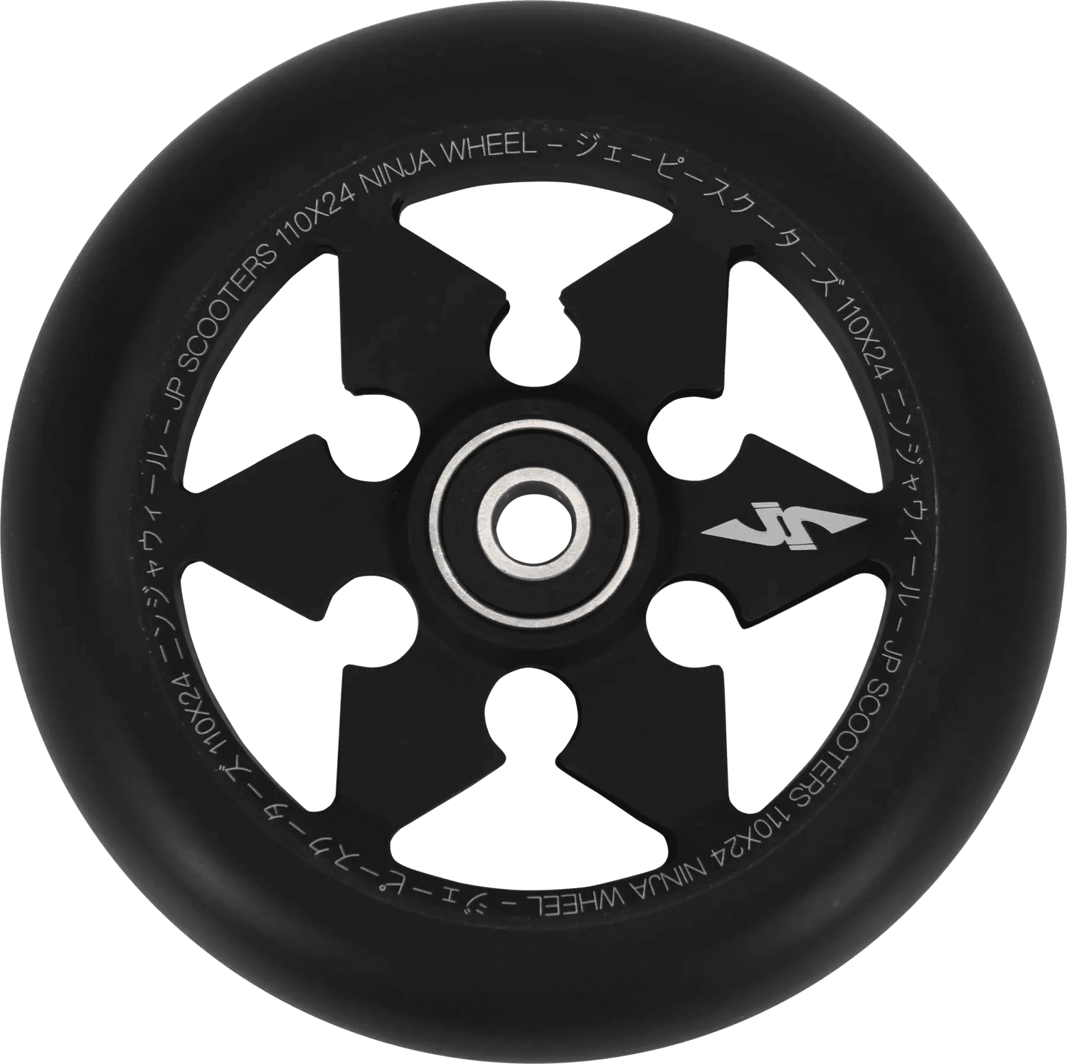 JP Ninja 6-Spoke Sparkcykel Hjul (Svart)