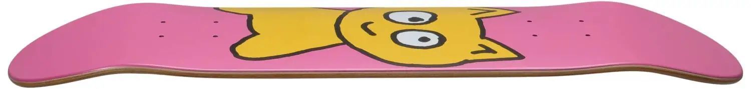 Stort skateboardbräda med kattmotiv, designad för kattälskare och skateboardentusiaster, perfekt för både åkning och som inredning.