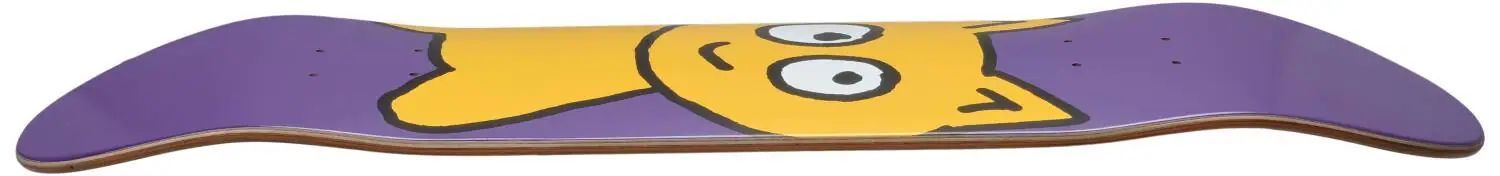 Stort skateboardbräda med kattmotiv, designad för kattälskare och skateboardentusiaster, perfekt för både åkning och som inredning.