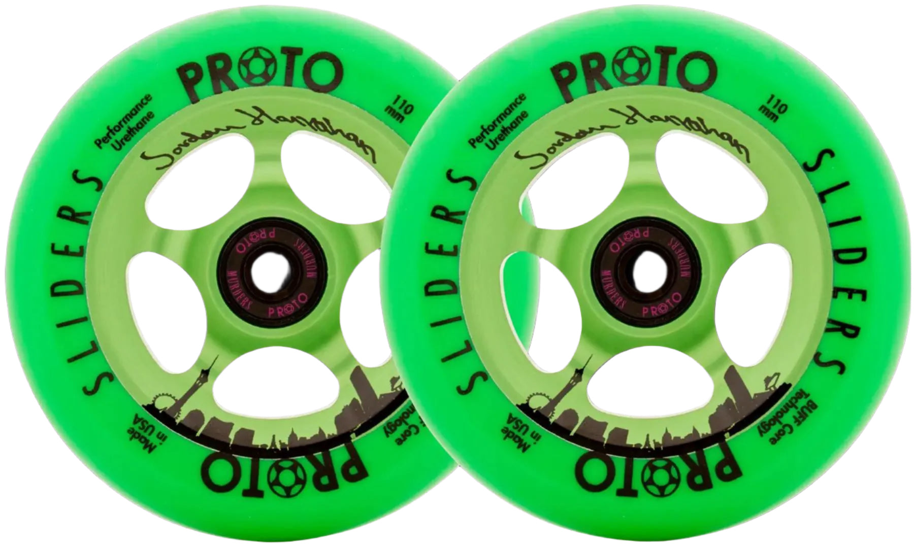 Kvalitets hjul till Proto Jordan Hanrahan sparkcykel, perfekt för att förbättra prestanda och åkupplevelse. Ideala för stuntåkning och freestyle-tricks, erbjuder ett utmärkt grepp och hållbarhet för aktiva åkare. Uppgradera din sparkcykel med dessa pålitliga hjul för en smidigare och snabbare åktur.