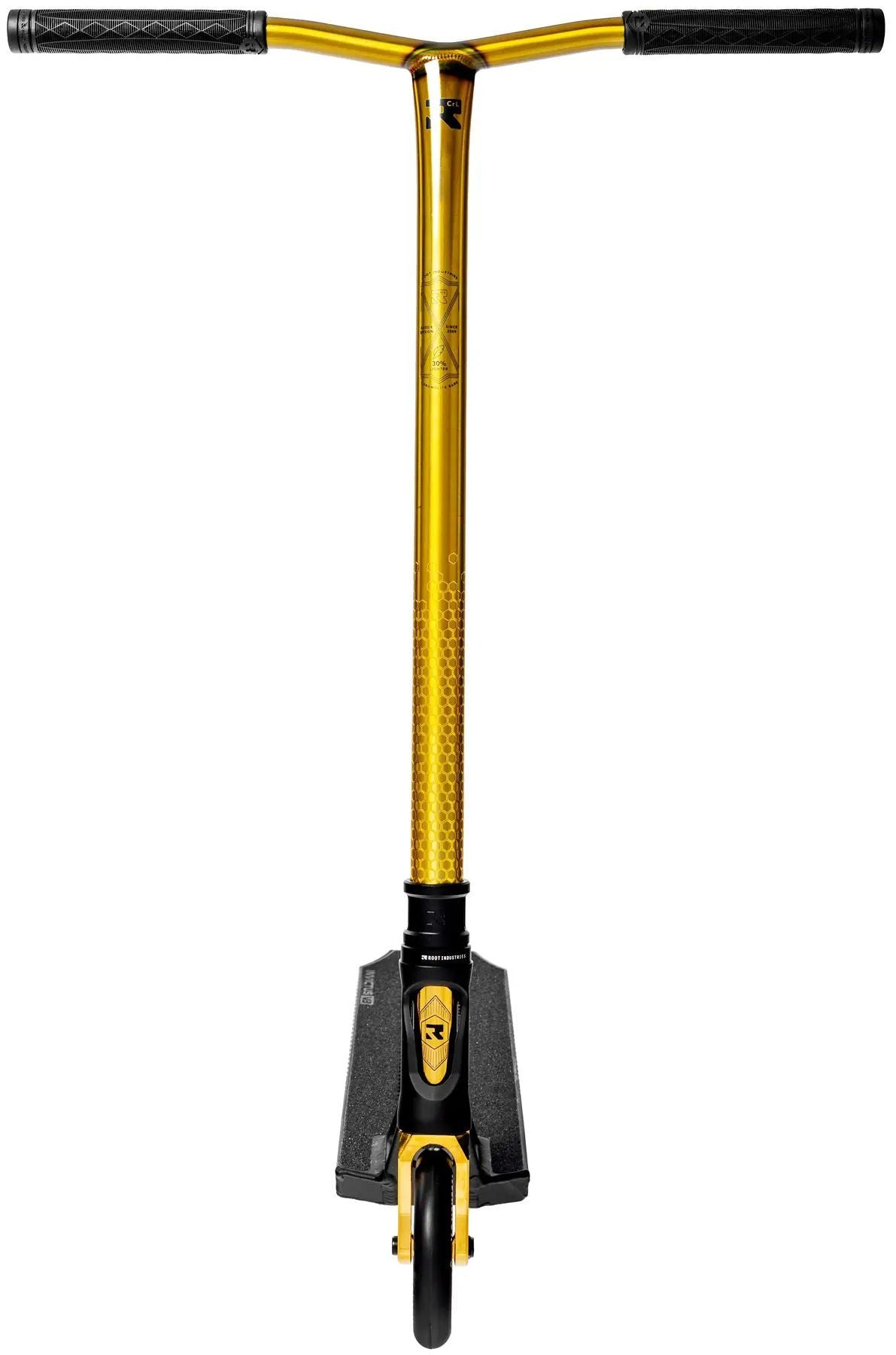 Trick sparkcykel från Root med hög prestanda, designad för avancerad åkning och hopp. Idealisk för freestyle och parkåkning, med optimal stabilitet och kontroll. Perfekt för både nybörjare och erfarna åkare.