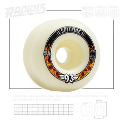 Spitfire formula four Soft sliders 93a 54mm -  Wallride