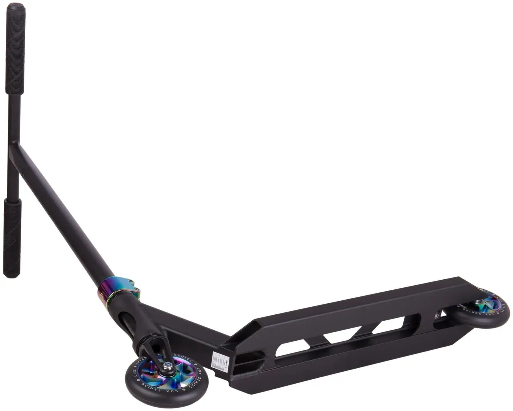 Trick sparkcykel designad för avancerad åkning och prestanda, idealisk för stuntåkning och freestyle-tricks. Perfekt val för både nybörjare och erfarna åkare som söker en pålitlig och robust lösning för actionfyllda åkturer.