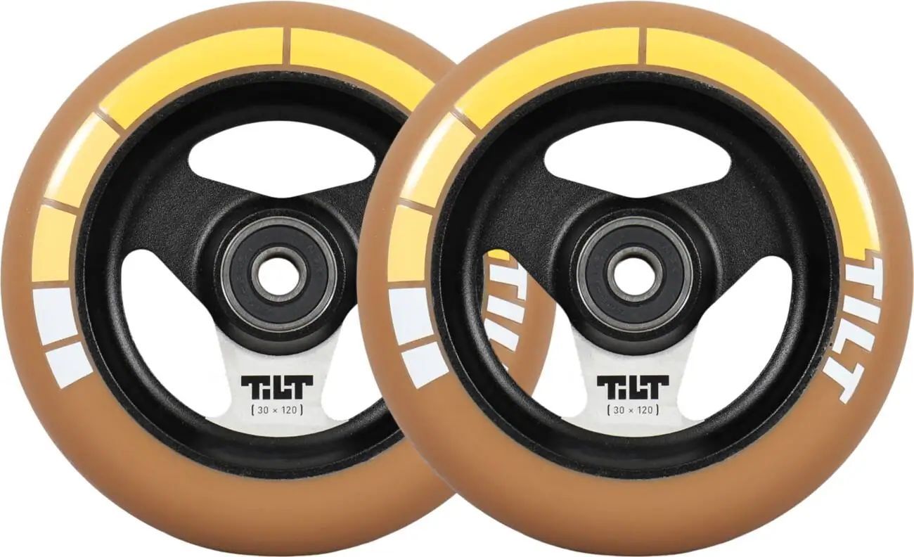 Tilt Stage I Wide Sparkcykel Hjul 2-Pack (Gold Stripe)