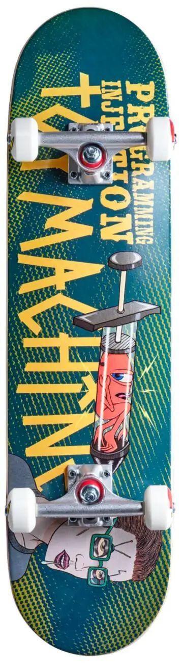 Komplett skateboard från Toy Machine med programmerad injektionsdesign, perfekt för både nybörjare och erfarna åkare. Designad för att ge optimal prestanda och stil på skateboardparken.
