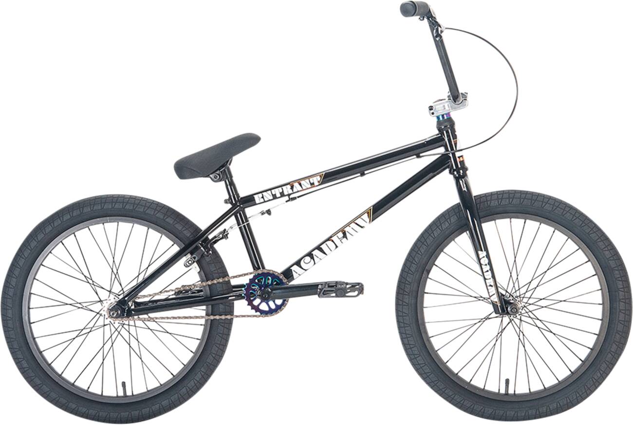 Academy Entrant 20″ 2022 Freestyle BMX Cykel (Gloss Black/Rainbow) -  Wallride