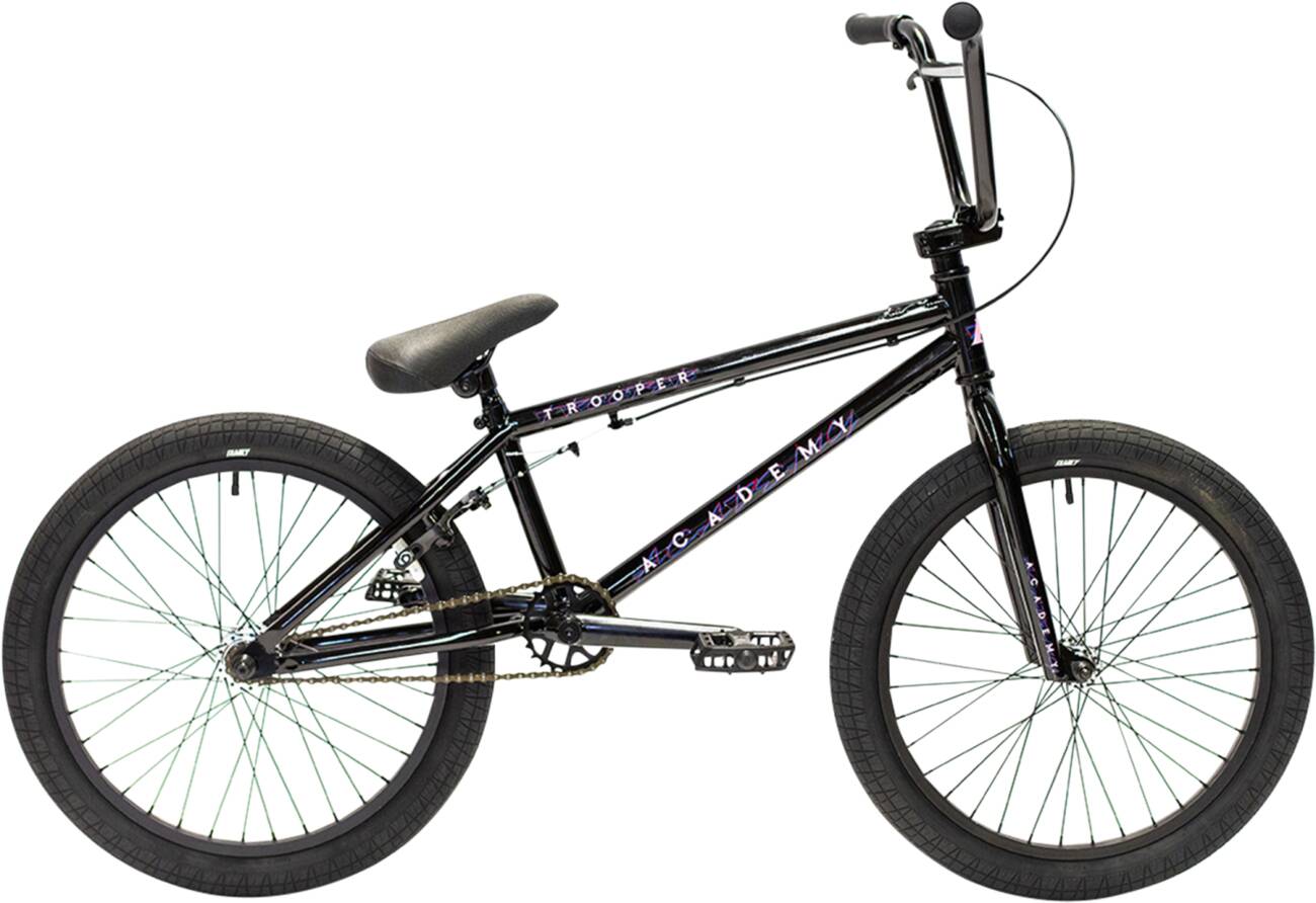 Academy Trooper 20″ 2022 Freestyle BMX Cykel (Gloss Black) -  Wallride