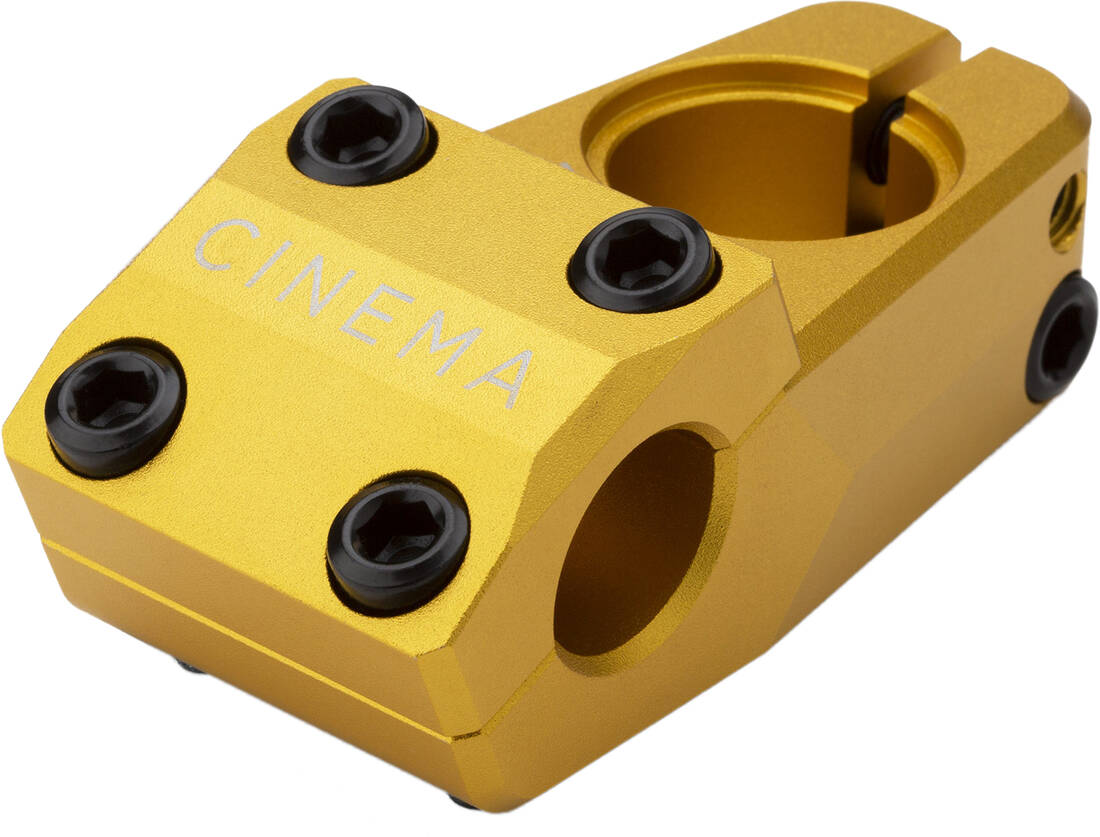 Cinema Martinez Top Load BMX Stem (Sandblast Gold) -  Wallride