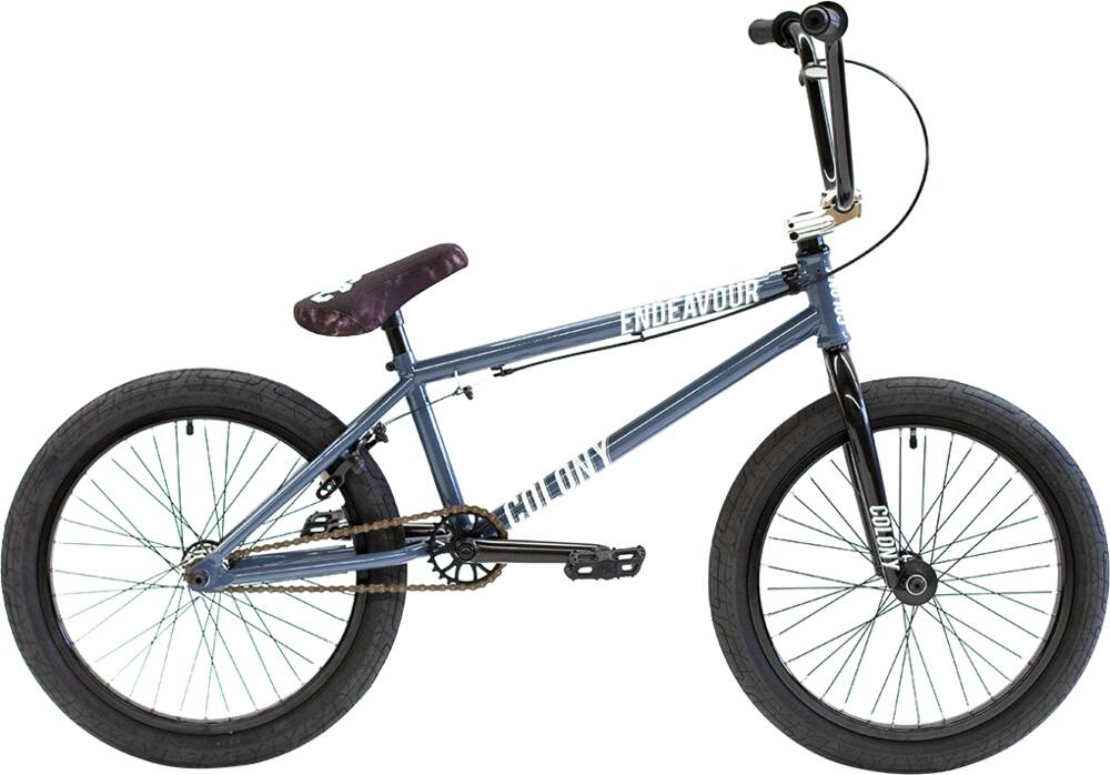 Colony Endeavour 20″ 2021 Freestyle BMX Cykel (Dark Grey / Polished) -  Wallride