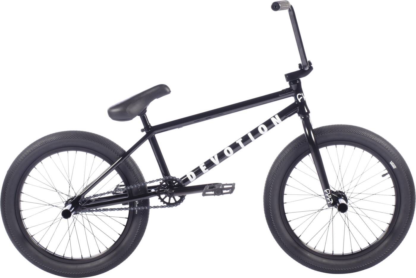 Cult Devotion 20″ 2022 Freestyle BMX Cykel (Svart) -  Wallride