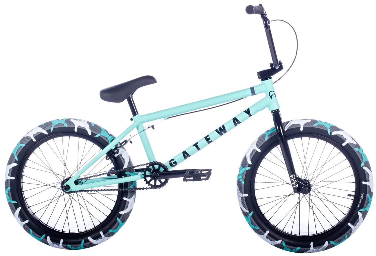 Cult Gateway 20″ 2022 Freestyle BMX Cykel (Turkos) -  Wallride