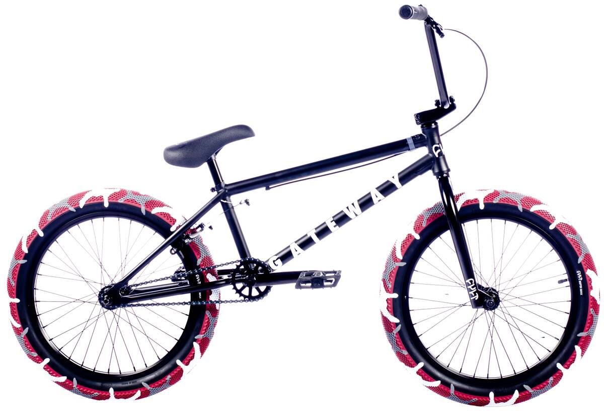 Cult Gateway 20″ 2022 Freestyle BMX Cykel (Svart) -  Wallride