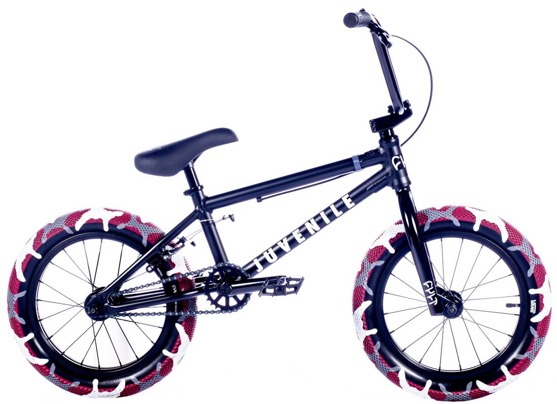 Cult Juvi 16″ 2022 Freestyle BMX Cykel (Svart) -  Wallride