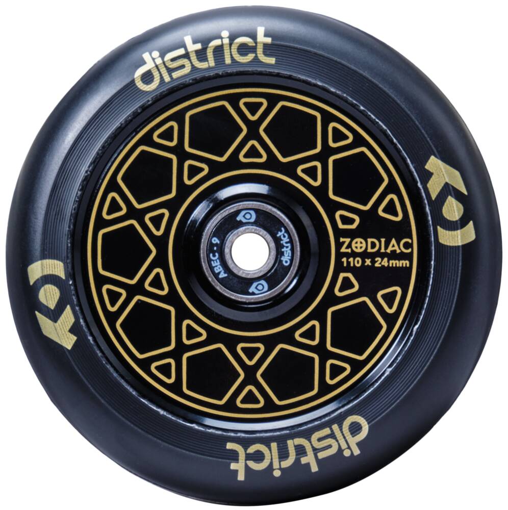 District Zodiac Sparkcykel Hjul (Guld) -  Wallride