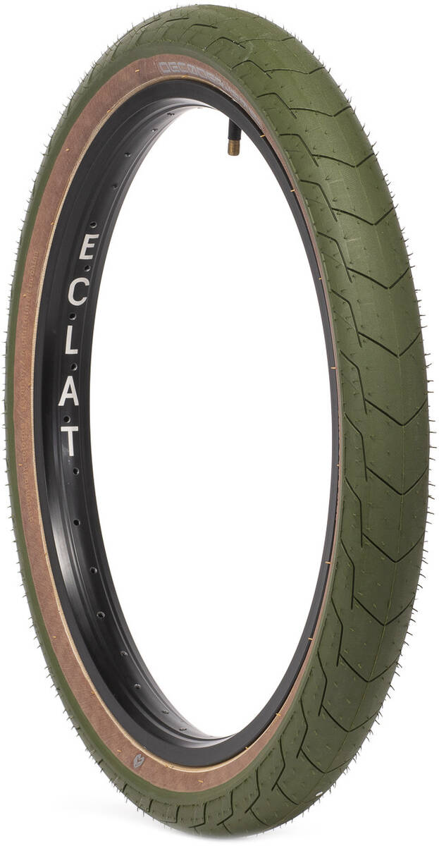 Eclat Decoder High Pressure 20″ BMX Däck (Army Green/Brown) -  Wallride