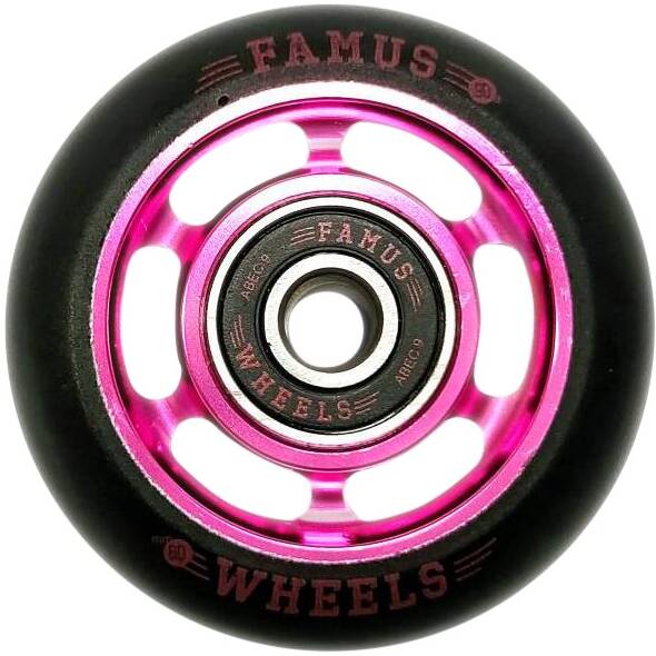 Famus 60mm 6 Spokes Aggressive Inline Wheel (Rosa)