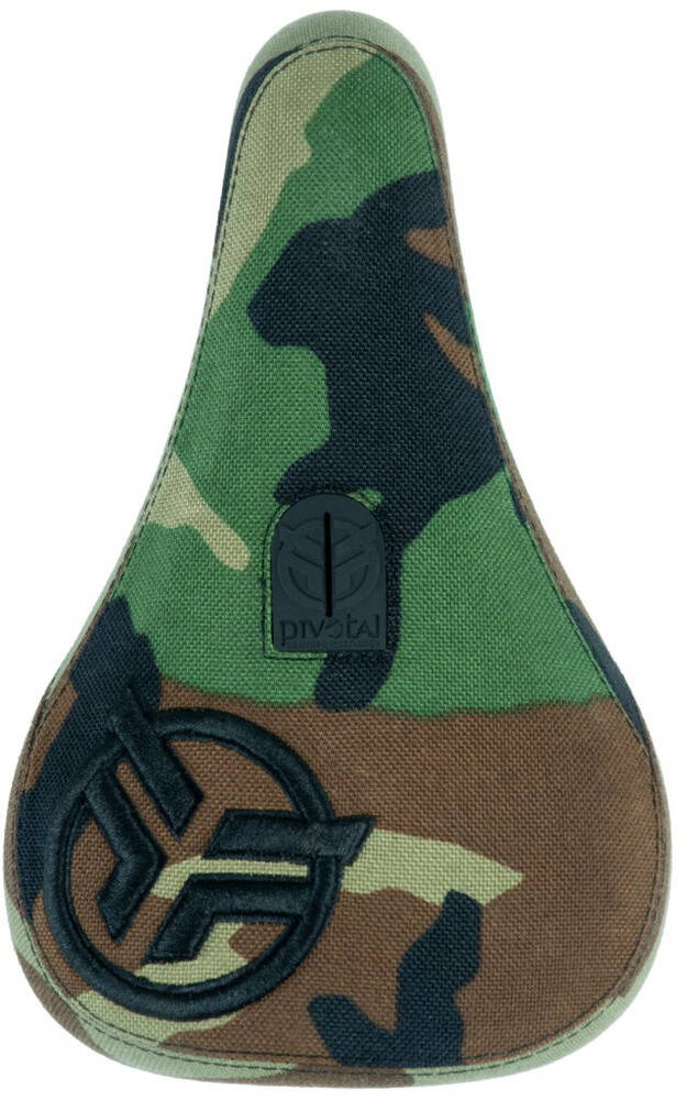 Federal Logo Mid Pivotal Bmx Sadel (Camo With Camo Base) -  Wallride