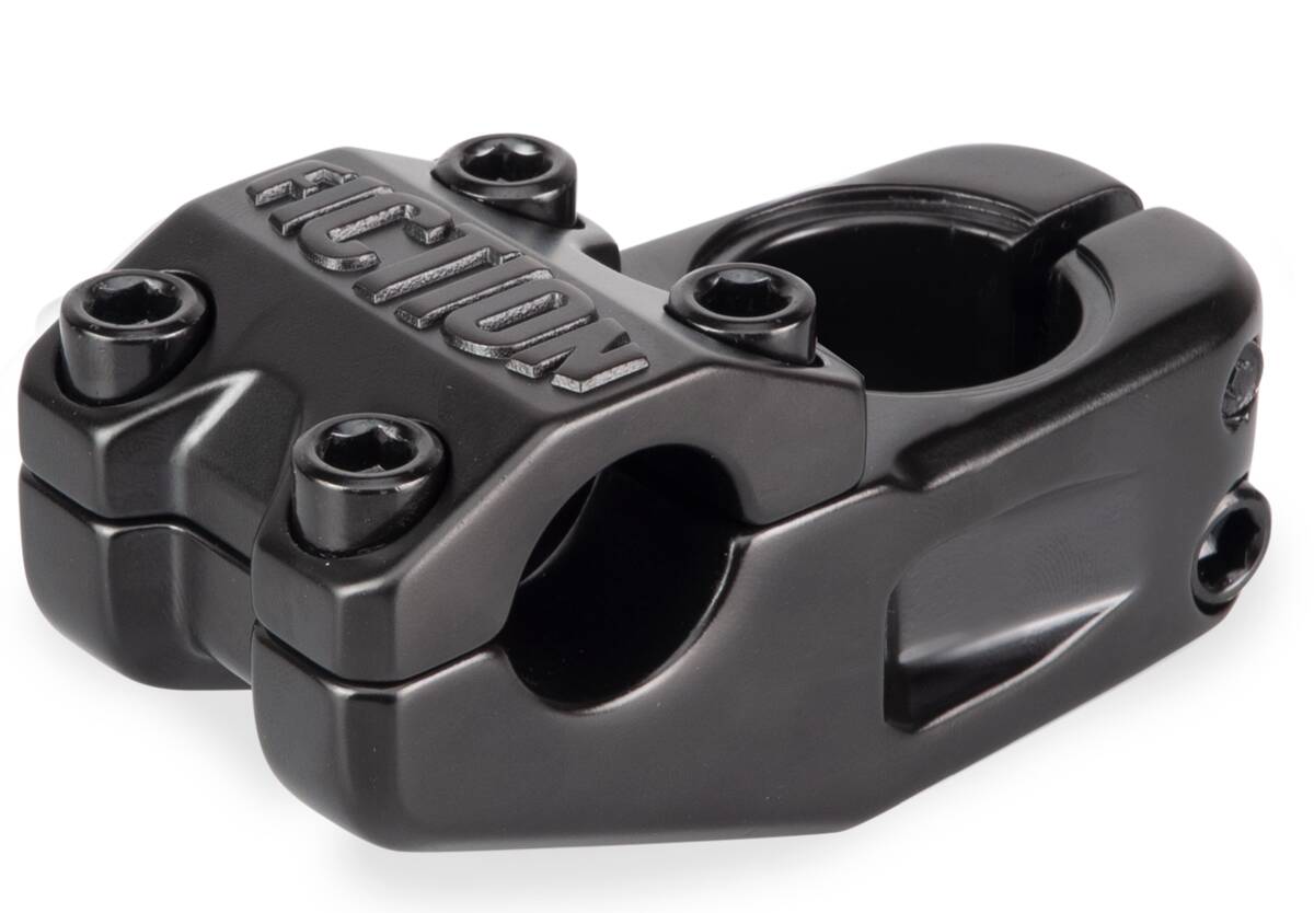 Fiction Spartan TL Top Load BMX Load BMXMX Stem (Matte Ed Black) -  Wallride