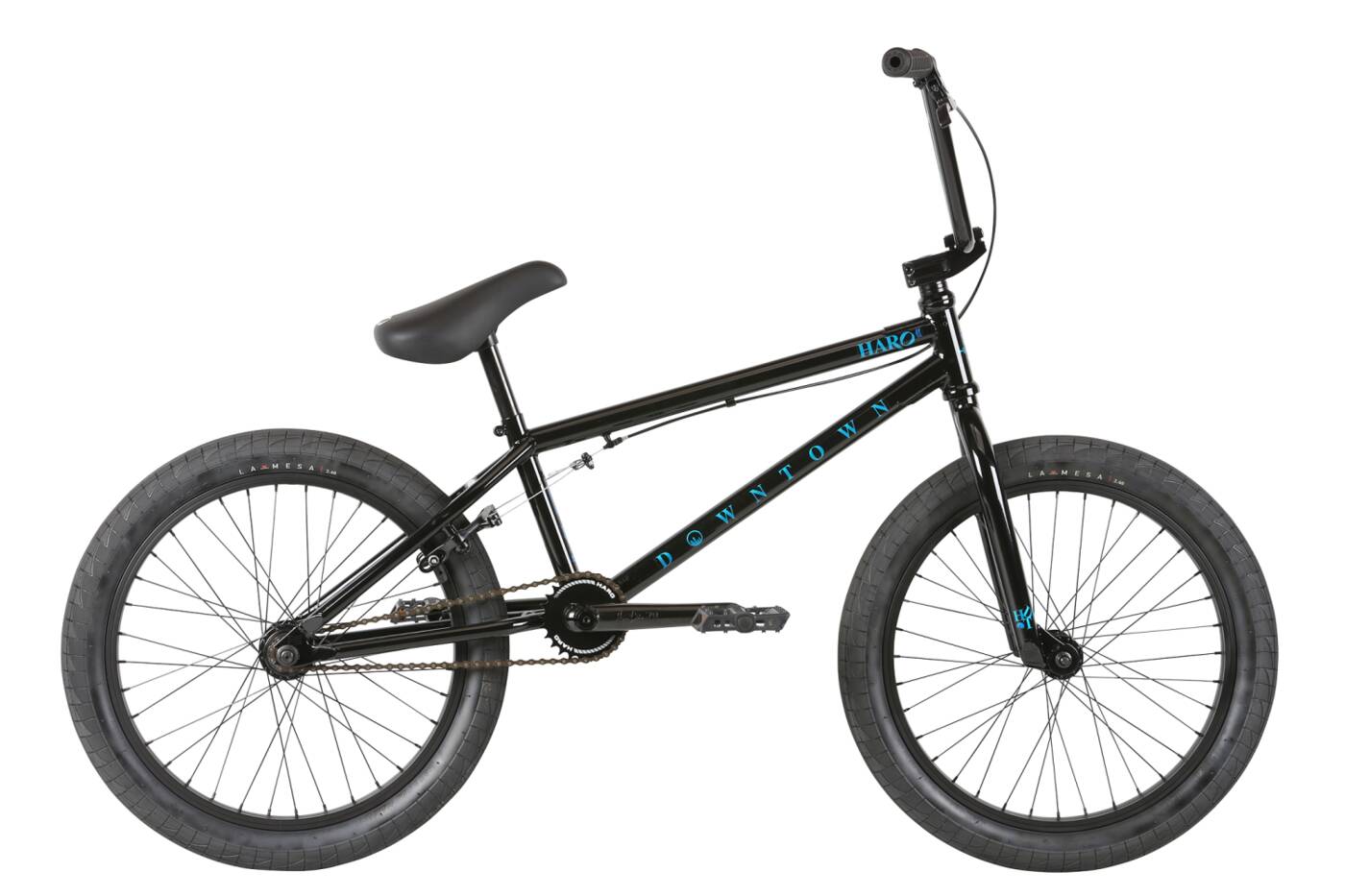 Haro Downtown 18″ 2021 BMX Freestyle Cykel (Svart) -  Wallride